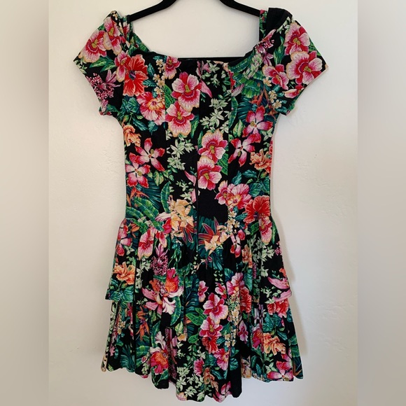 Byer  Too ! Vintage 90 s 100 cotton . Mini Dress. Size 5 Pre-owned.Perfect Dress - Picture 3 of 7